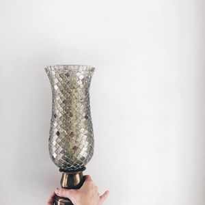 Glass Design Candle Holder